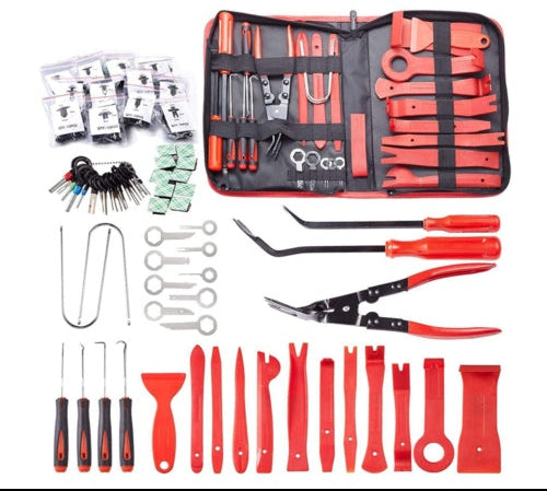 Professional Car Interior Disassembly Kit - 238 Piece Automotive Trim Removal Tool Set